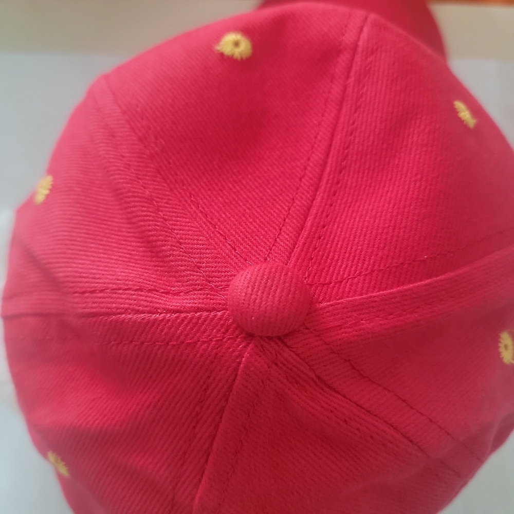Red Baseball Cap with Gold Terrapins Logo - Picture 8 of 8